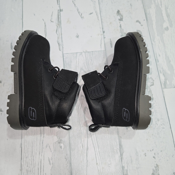 Skechers Mecca-Bolders Kids' Toddler Black Size 7 - Picture 6 of 10